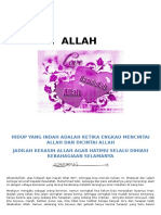 Menjadi Kekasih Allah...