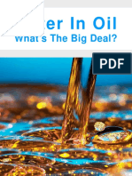 Water in Oil What's The Big Deal