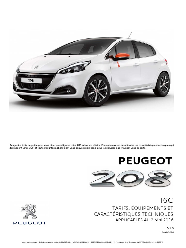 JEU D'ENJOLIVEURS DE FEUX ANTI-BROUILLARD ASPECT CHROME PEUGEOT 208 -  Accessoires Spécialiste Peugeot