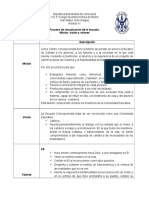 Visualización de La Escuela. Misión, Visión y Valores