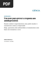Um teste para prever a resposta aos antidepressivos _ Ciência _ EL PAÍS Brasil