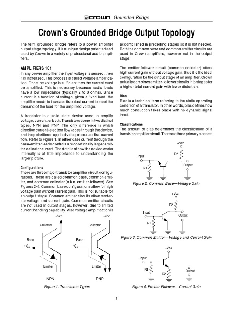 Grounding Bridge Topology Original Pdf Amplifier Rectifier