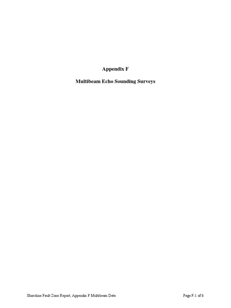 19 SFZ Appendix F Multibeam Data | PDF | Visualization (Graphics ...