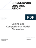 Coning and Compositional Simulation