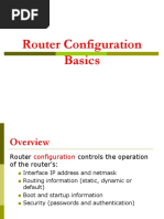 Router Basic Configuration