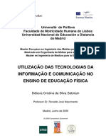 Tecnologias Da Informacao No Ensino de Educacao Fisica