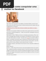 7 Dicas de Como Conquistar Uma Mulher No Facebook