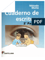 cuaderno de Escritura 1° basico