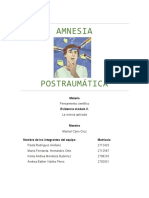 Investigación Sobre La Amnesia Postraumática