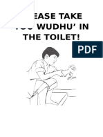 Please Take You Wudhu