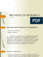 Methods of Research