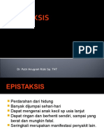 Epistaksis Dr. Putri Anugrah Rizki Sp. Tht-kl