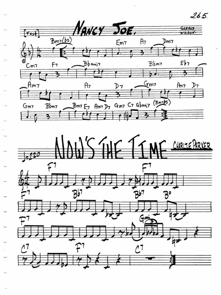 Now's The Time | PDF