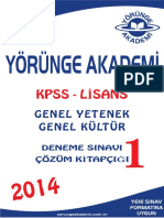 yörünge çözüm KPSS