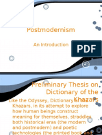 Postmodernism powerpoint