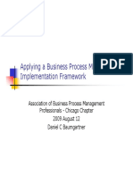 6 Applying BPM Framework PDF