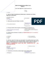 Examen de Residentado Medico 2011