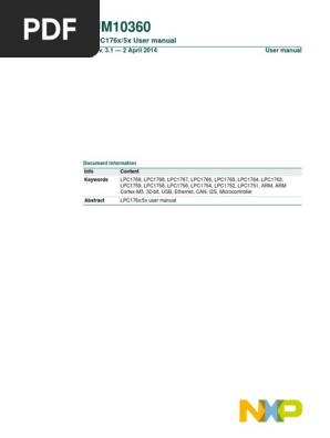 Lpc1779 User Manual Arm Architecture Flash Memory