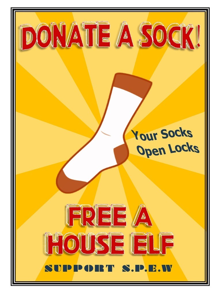 Donate a Sock, Free a House Elf