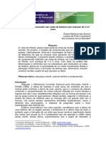 Análise do trabalho de compreensão em rodas de história para crianças de 4 a 5 anos