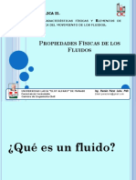 Clase 1. Propiedades Físicas de Los Fluidos. Conferencia