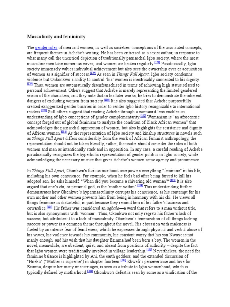 Differences between masculinity and femininity image