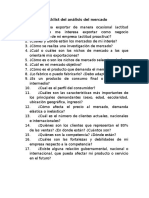 Checklist Del Análisis Del Mercado