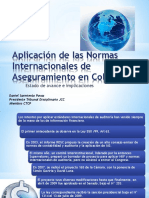 Aplicación de Las Normas Internacionales de Aseguramiento en Colombia PDF