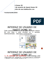 Interfaz de Usuario Sweet Home 3D