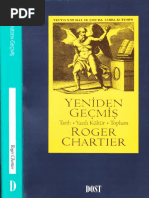 Roger Chartıer - Yeniden Geçmiş - Tarih, Yazılı Kültür, Toplum - Dost Yay-1998