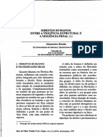 Alessandro Baratta - Direitos Humanos - Entre A Violência Estrutural e A Violência Penal