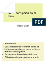 La Corrupcion en El Peru
