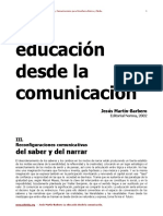 La Educación Desde La Comunicación Jesús Martín Barbero