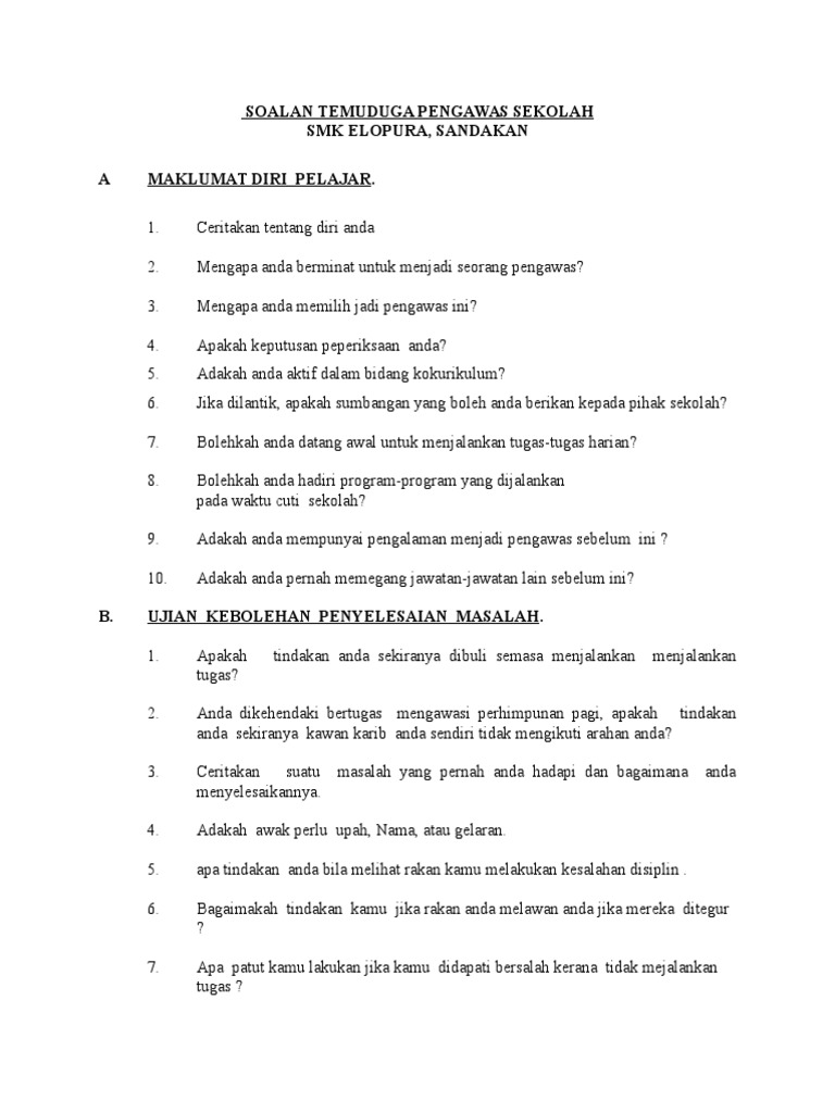 Soalan Dan Jawapan Rbt Tingkatan 2 - Selangor q