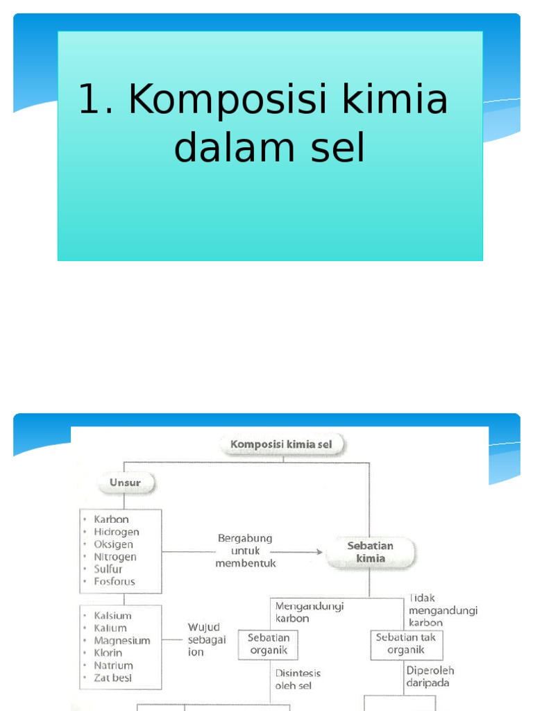 Komposisi Kimia Dalam Sel