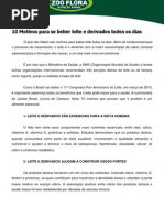 ZOO FLORA - 10 Motivos Para Se Beber Leite e Derivados Todos Os Dias