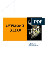 Certigfficacion de ghfghfCableado