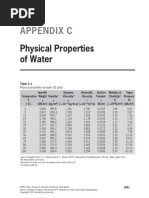 Physical Properties of Water