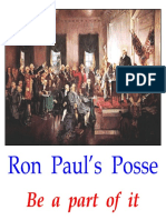 Ron Paul Posse - 11'' X 11''