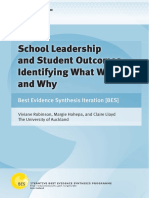 Robinson, Hohepa, Lloyd - 2007 - School Leadership and Student Outcomes Identifying What Works and Why