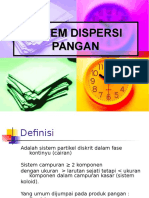 Sistem Dispersi Bahan Pangan