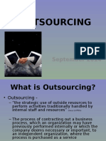Outsourcing: September 2014