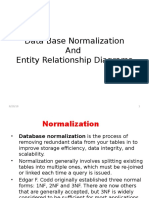 Data Base Normalization and ERD