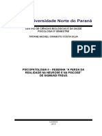 Trabalho Psicopatologia