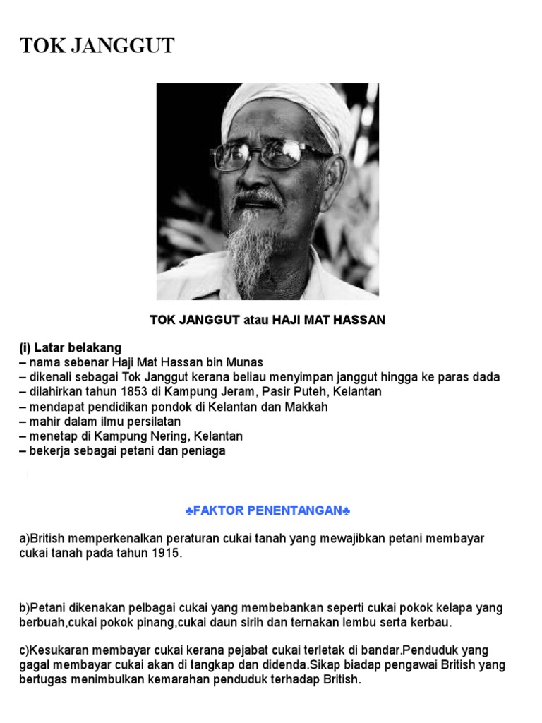 Tok Janggut Pdf