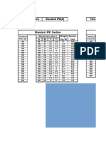 Standard IPE and angle section dimensions