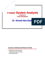 Power System Analysis: Dr. Ahmed Abu-Siada