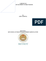 A Report On Web Development of Ieee Website: Mit School of Telecom Management (Mitsot), Pune