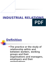 Industrial Relations. May- August 2016