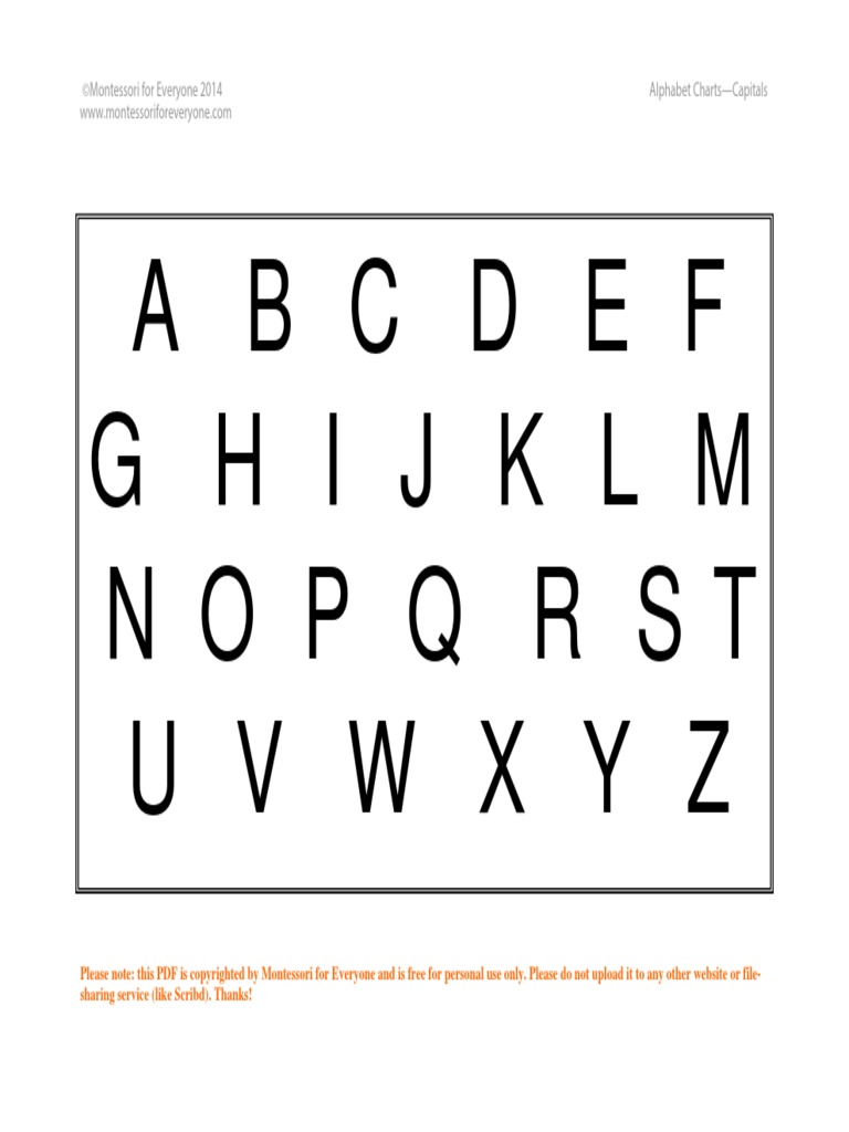 Alphabet Charts | PDF | Language Arts & Discipline